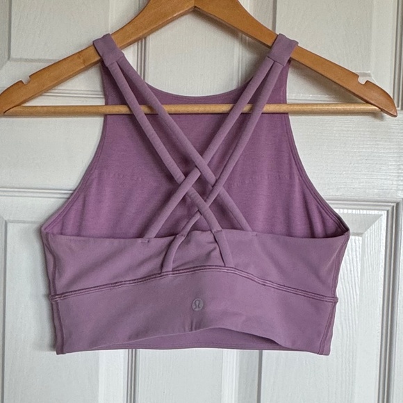 Lululemon Energy Bra - high neck - long line - 8 - Jubilee - XLNT - Picture 3 of 6